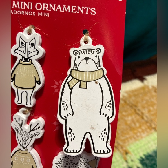 FREE if Bundled / Christmas Ornament Forest Creature 6 Pack - Picture 8 of 9